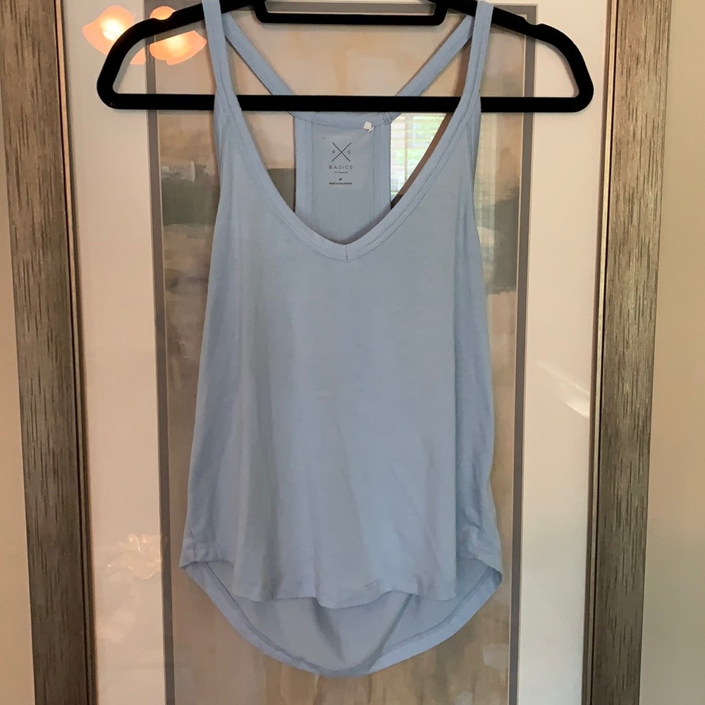 Blue tank from Pacsun
